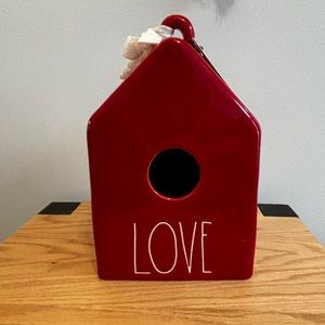 Rae Dunn love birdhouse